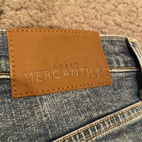 J Crew Mercantile Jean Distressed Shorts Size 27 - Picture 5 of 9